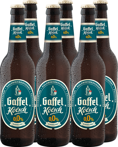 Gaffel Kölsch 0,0% 6 x 0,33l Flasche