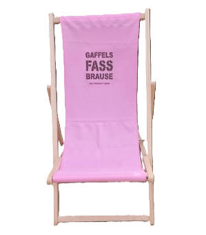 Holzliegestuhl Fassbrause Pink Grapefruit
