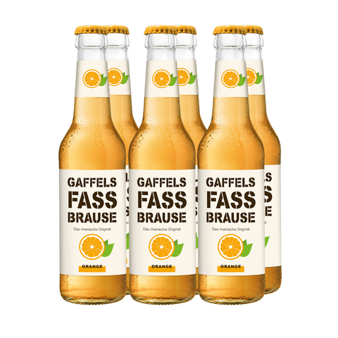 GAFFELS FASSBRAUSE ORANGE 6 X 0,33L