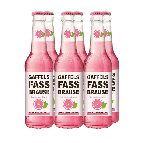 GAFFELS FASSBRAUSE Pink Grapefruit 6 X 0,33L