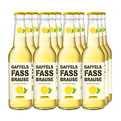 GAFFELS FASSBRAUSE ZITRONE 12 X 0,33L