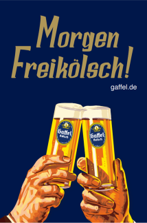 BLECHSCHILD "Morgen Freikölsch"