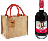 Geschenkset SCHWESTER HERZ 0,7L mit Wunschetikett