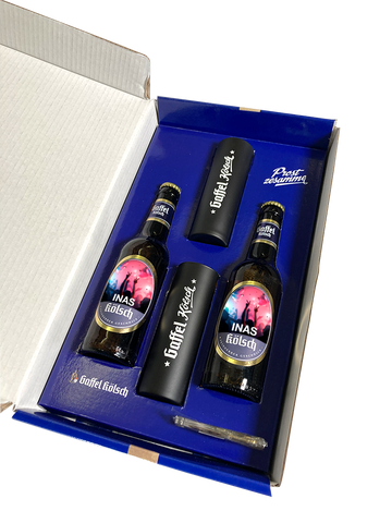 Geschenkset mit deinem persönlichen Wunschetikett "Black"