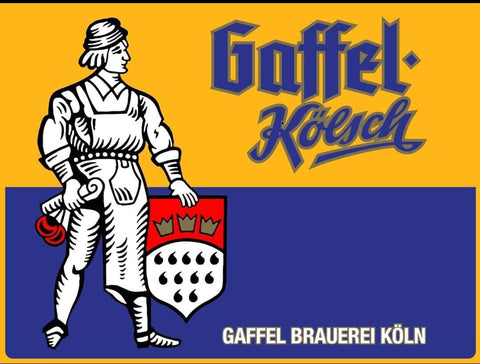 BLECHSCHILD "Gaffel Kölsch Retro"