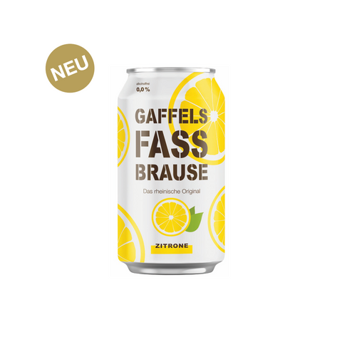 GAFFELS FASSBRAUSE Zitrone 24 X 0,33L