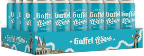 Gaffel Wiess 24 x 0,5l Liter Dose (Tray)