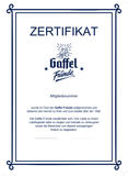 Clubmitgliedschaft inkl. einem Kasten Gaffel Kölsch, Fründe Kölschstangen, T-Shirt, Bierdeckel, Zertifikat und Mitgliedskarte