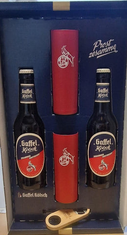 Geschenkset mit individuellem FC Etikett "ROT"