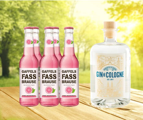 GIN DE COLOGNE 500 ML + 5 X 0,33l FB Pink Grapefruit